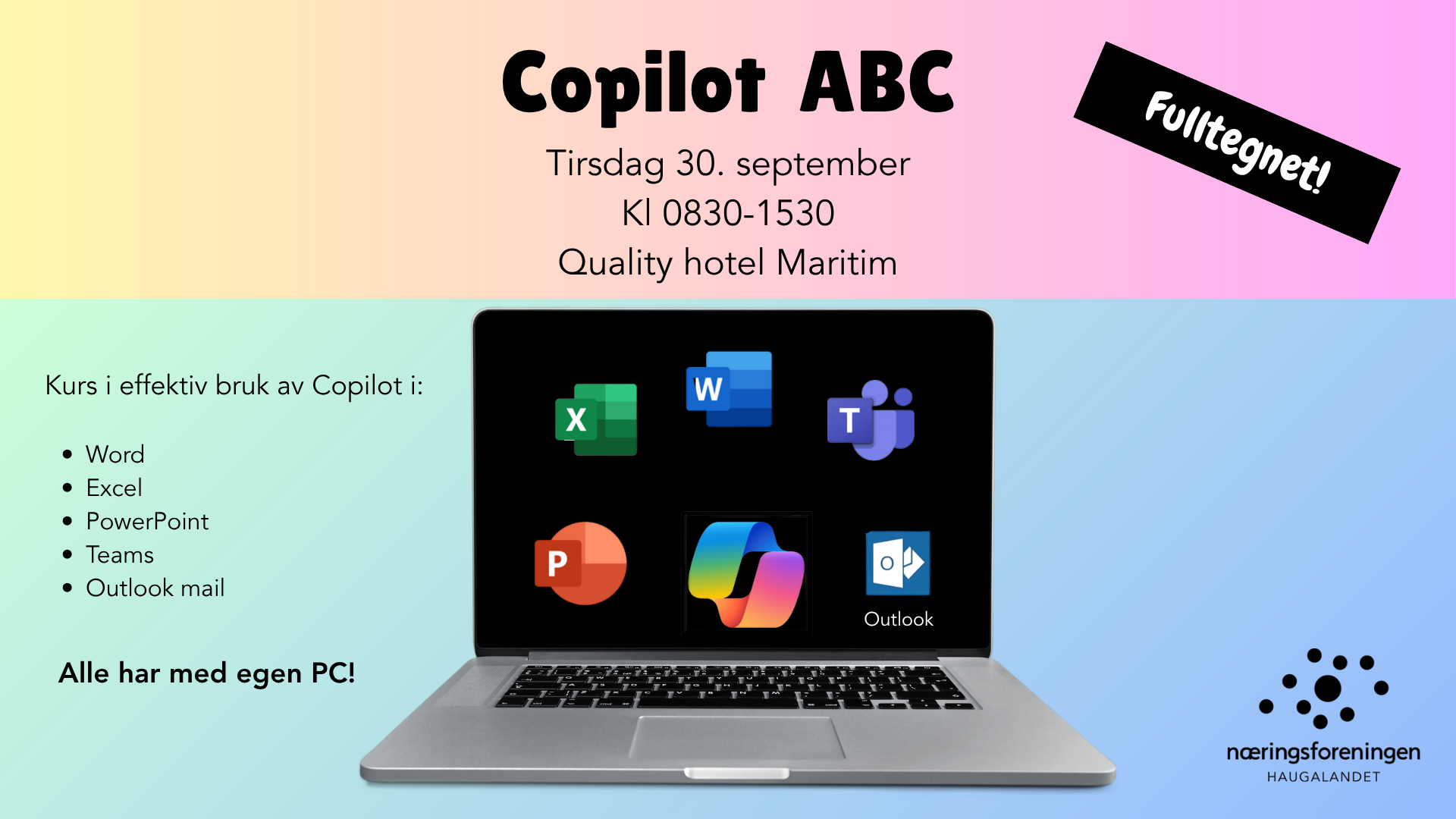 Copilot ABC (FULLTEGNET, nytt kurs satt opp 02. oktober)
